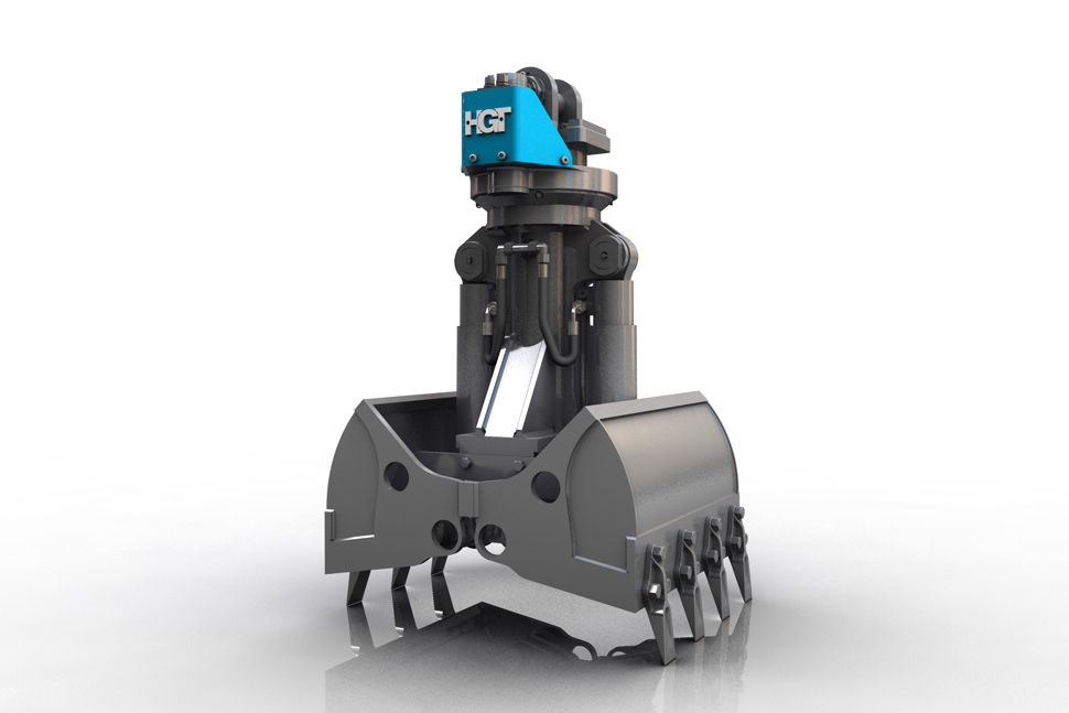 Двощелепні залізничні та колійні захвати